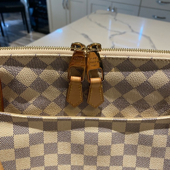Pre-loved authentic LV FIGHERI DAMIER AZUR PM. - Picture 10 of 14